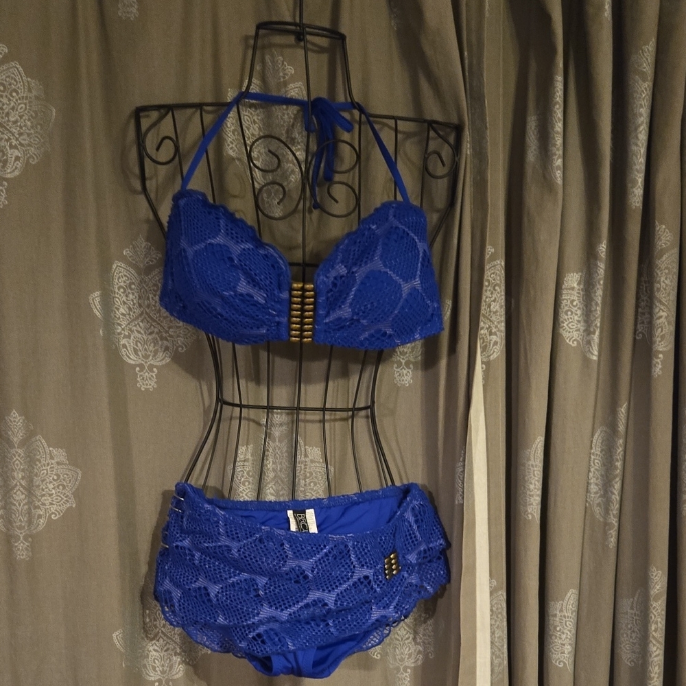 BECCA Blue Lace Bikini